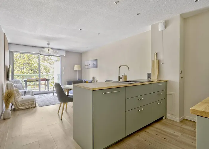 Arcachon: T2 Residentiel Pres Plage, 2 Balcons - Fr-1-433-137 דירה ארסשון